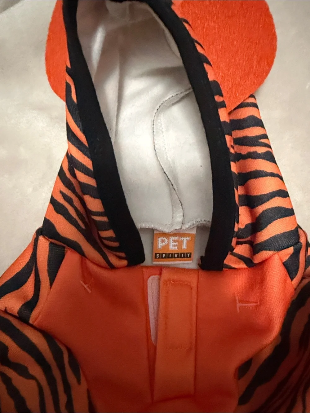 PET SPIRIT Tiger Costume Hoodie size medium